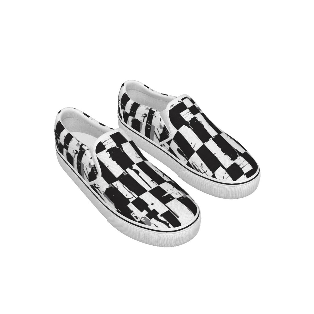 Check Mate Men's Slip On Sneakers