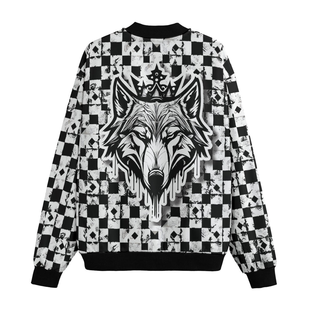 Check Mate Men’s Fleece Bomber Jacket