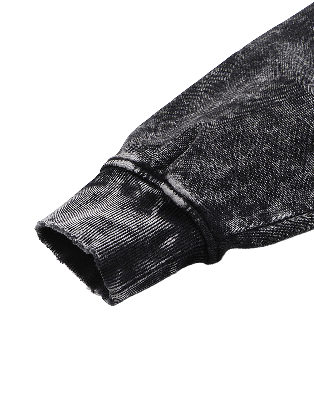 Snow Washed Hand-Frayed Sweatshirt