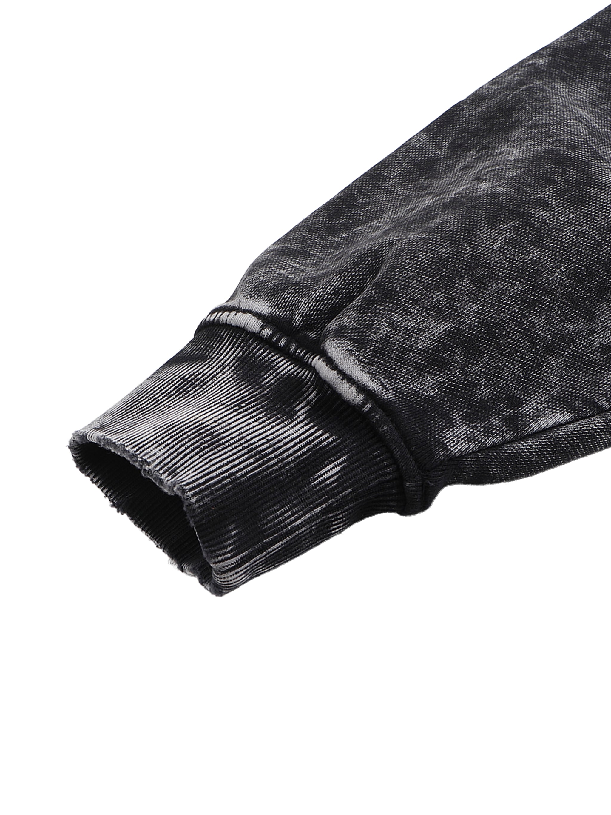 Snow Washed Hand-Frayed Sweatshirt