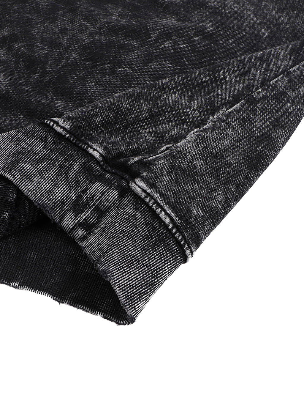 Snow Washed Hand-Frayed Sweatshirt