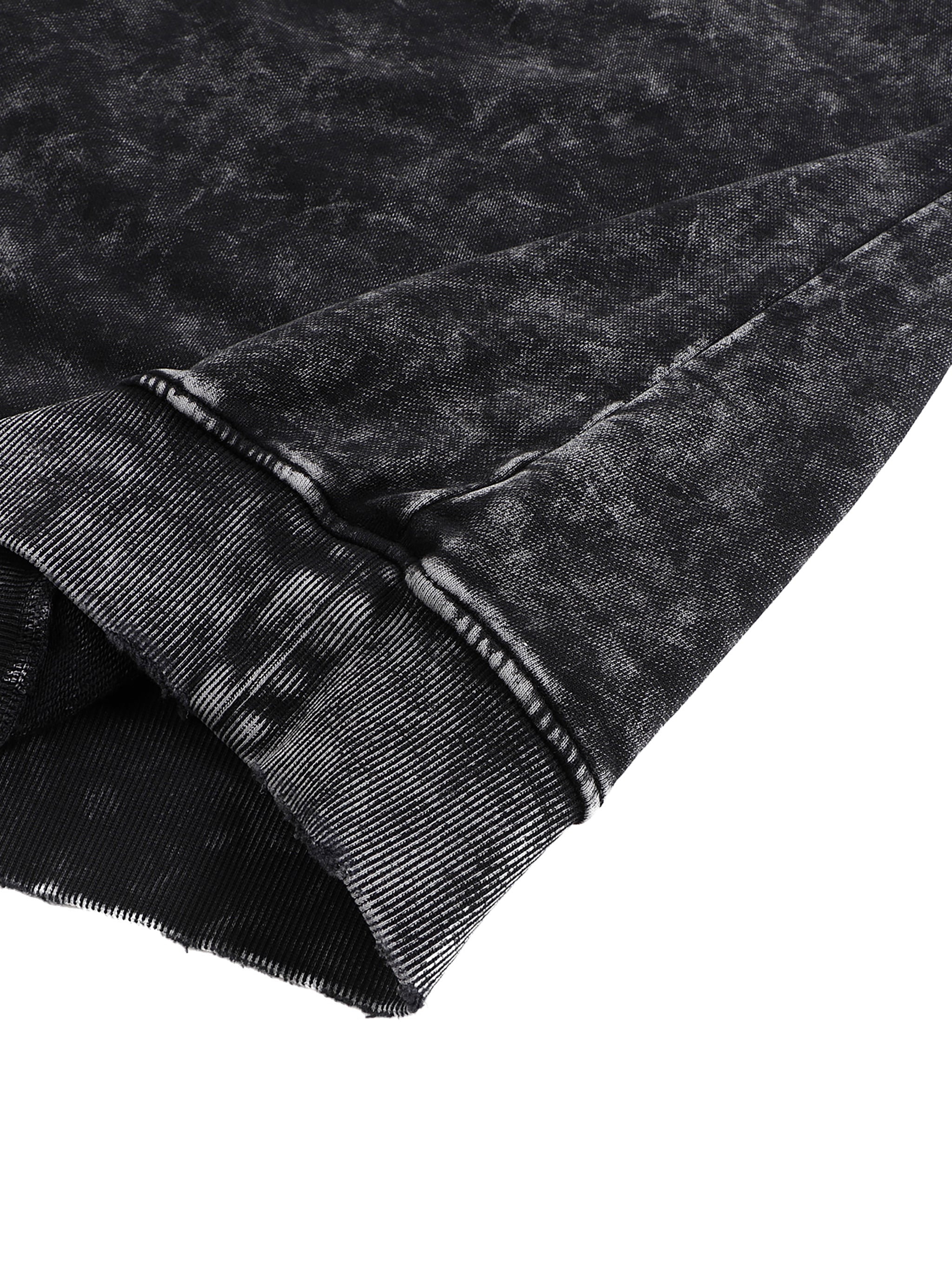 Snow Washed Hand-Frayed Sweatshirt